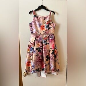 Macy's Multicolor Floral Kids Dress
